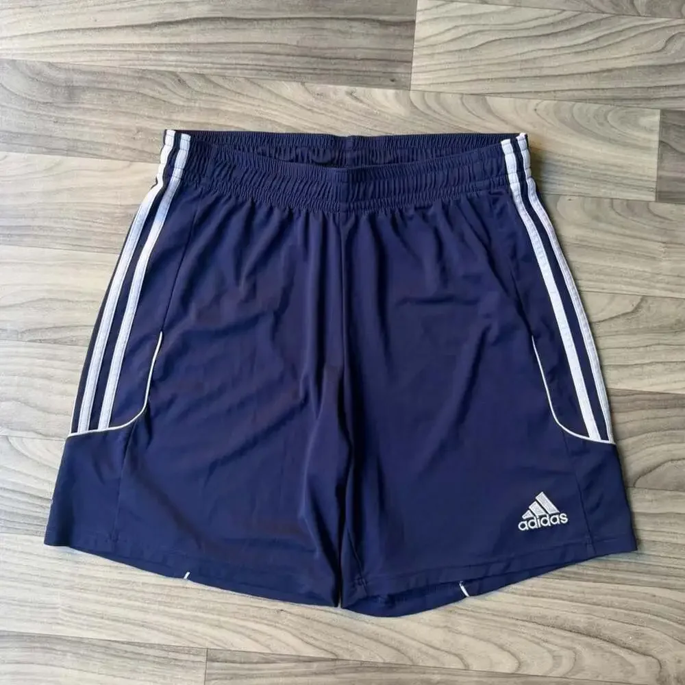 Vintage Y2K Adidas Climalite Navy Athletic Running Shorts
